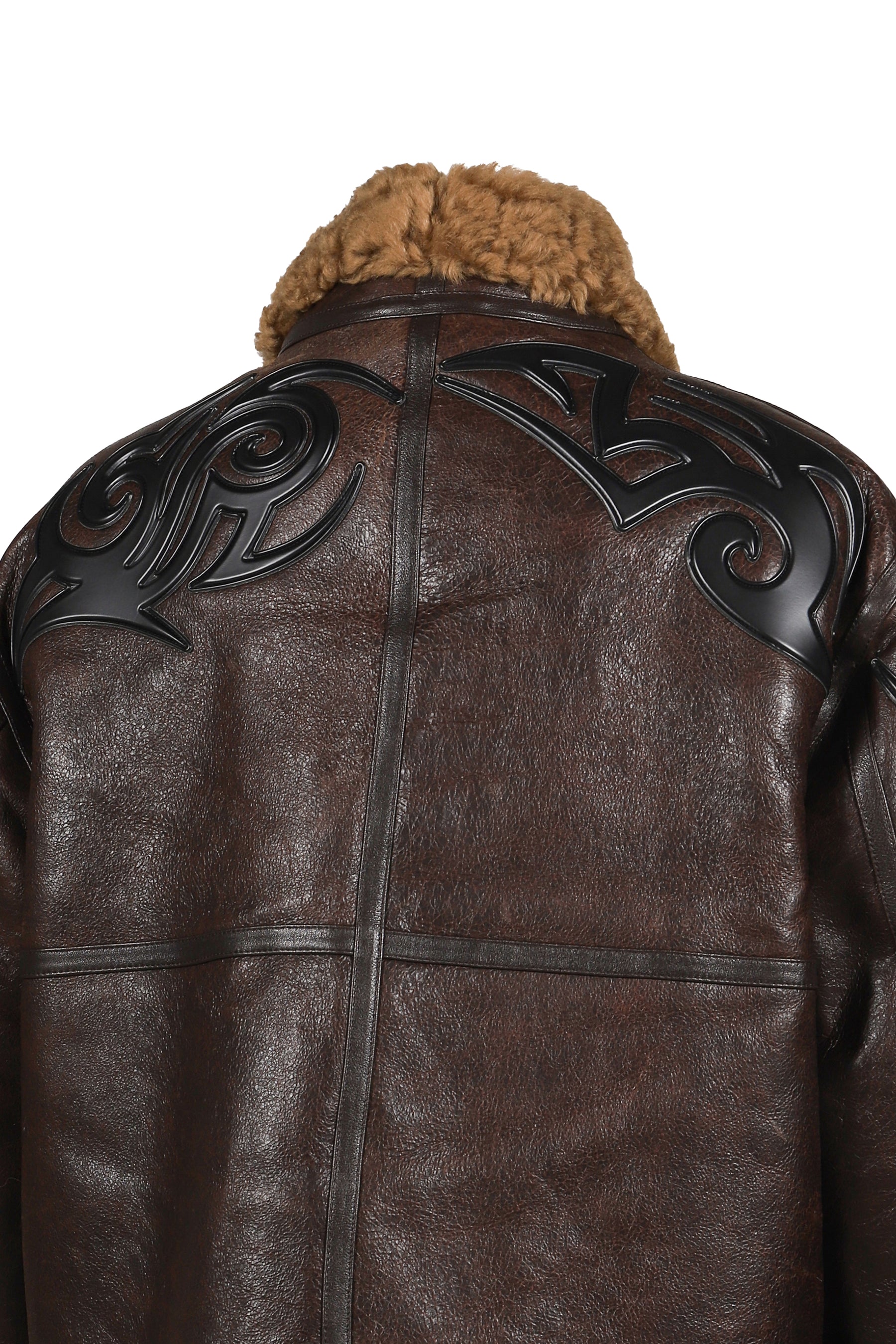 TRIBAL SHEARLING JACKET / BRW