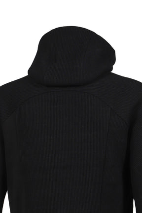 KNIT BALACLAVA RIDER SWEATER / BLK
