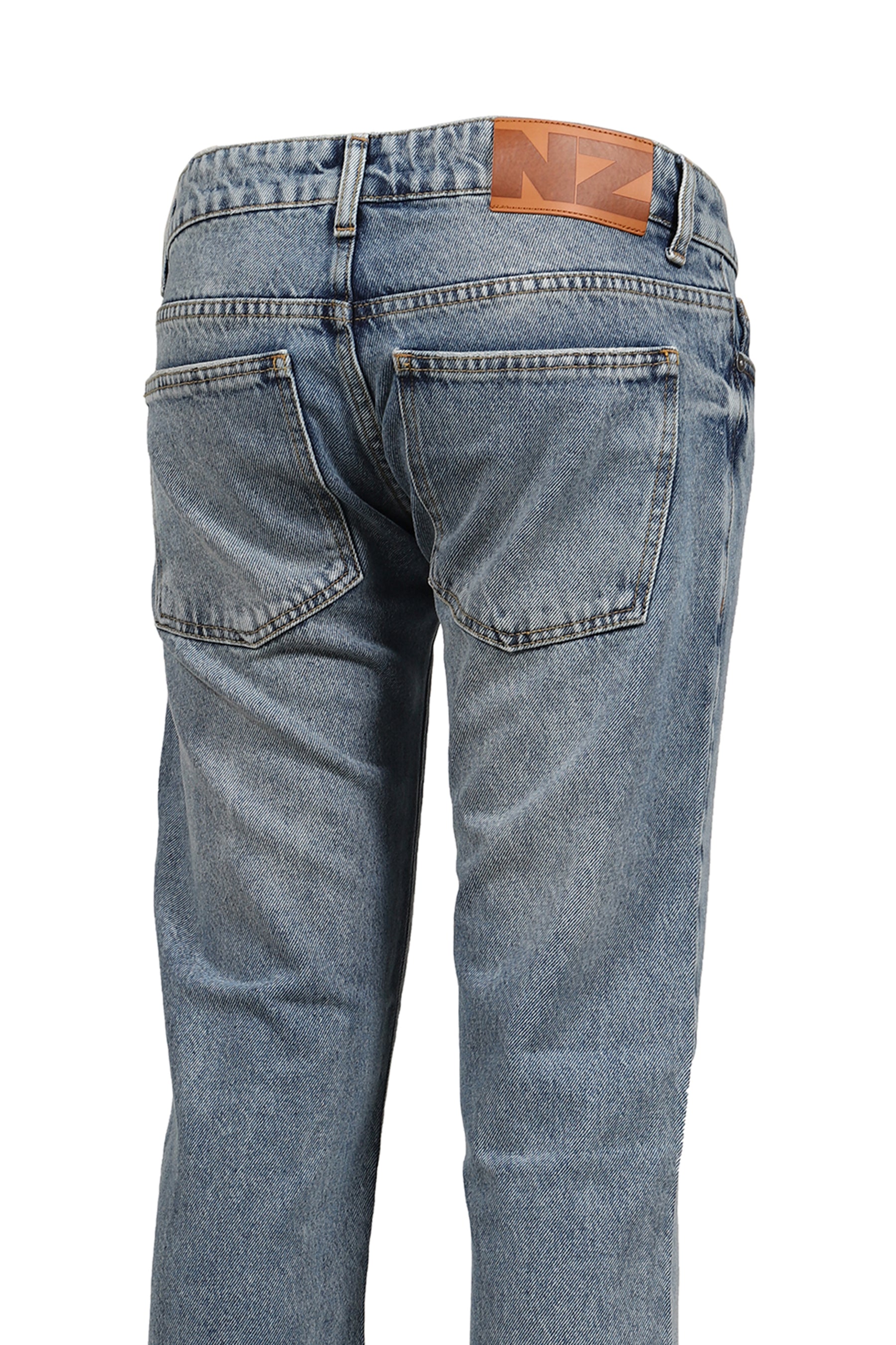 TREATED SKINNY JEANS / L,WASH