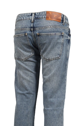 TREATED SKINNY JEANS / L,WASH