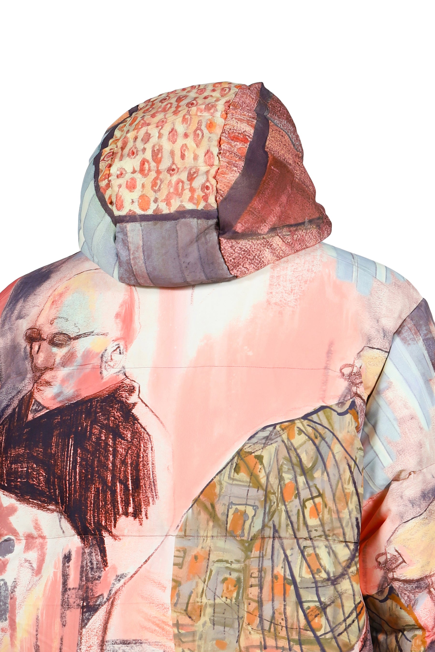 DOMINO PLAYERS PUFFER / MULTI