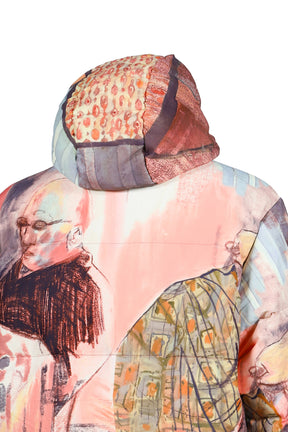 DOMINO PLAYERS PUFFER / MULTI