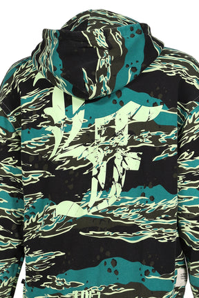 LA FRANC_ SUPPLY FULL ZIP HOODIE / GRN TERRAIN