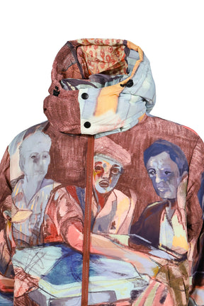 DOMINO PLAYERS PUFFER / MULTI