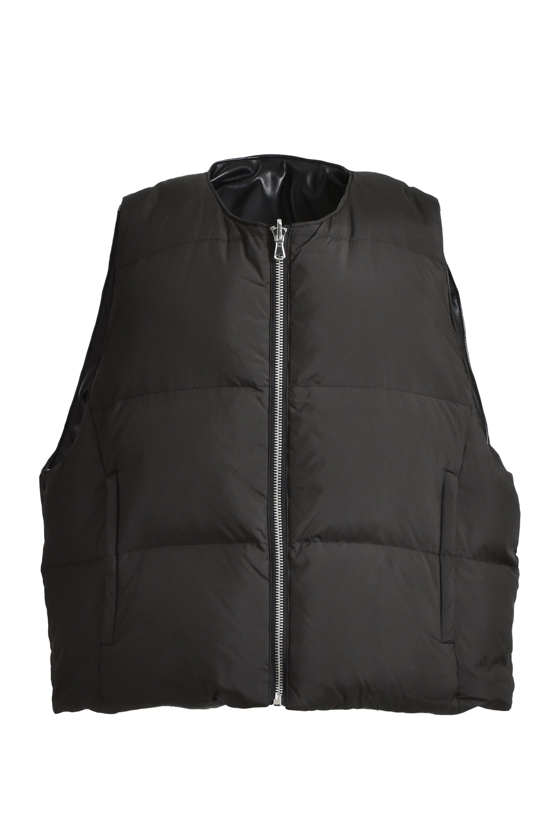 LIMONTA REVERSIBLE DOWN VEST / BLK