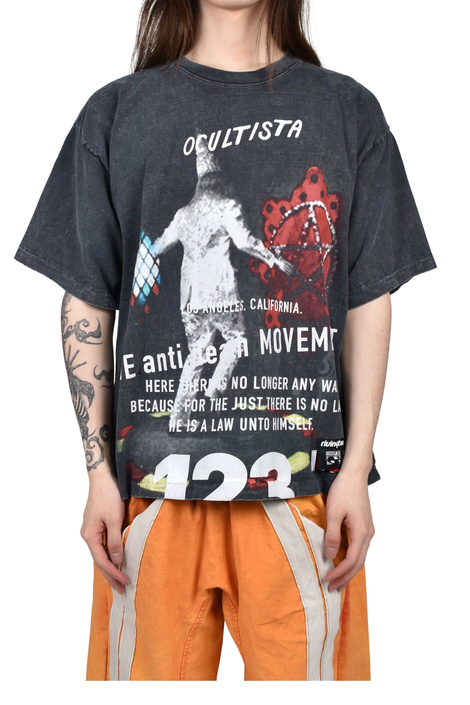 THEOSOPHIC CVA TEE / MECHANIC BLACK