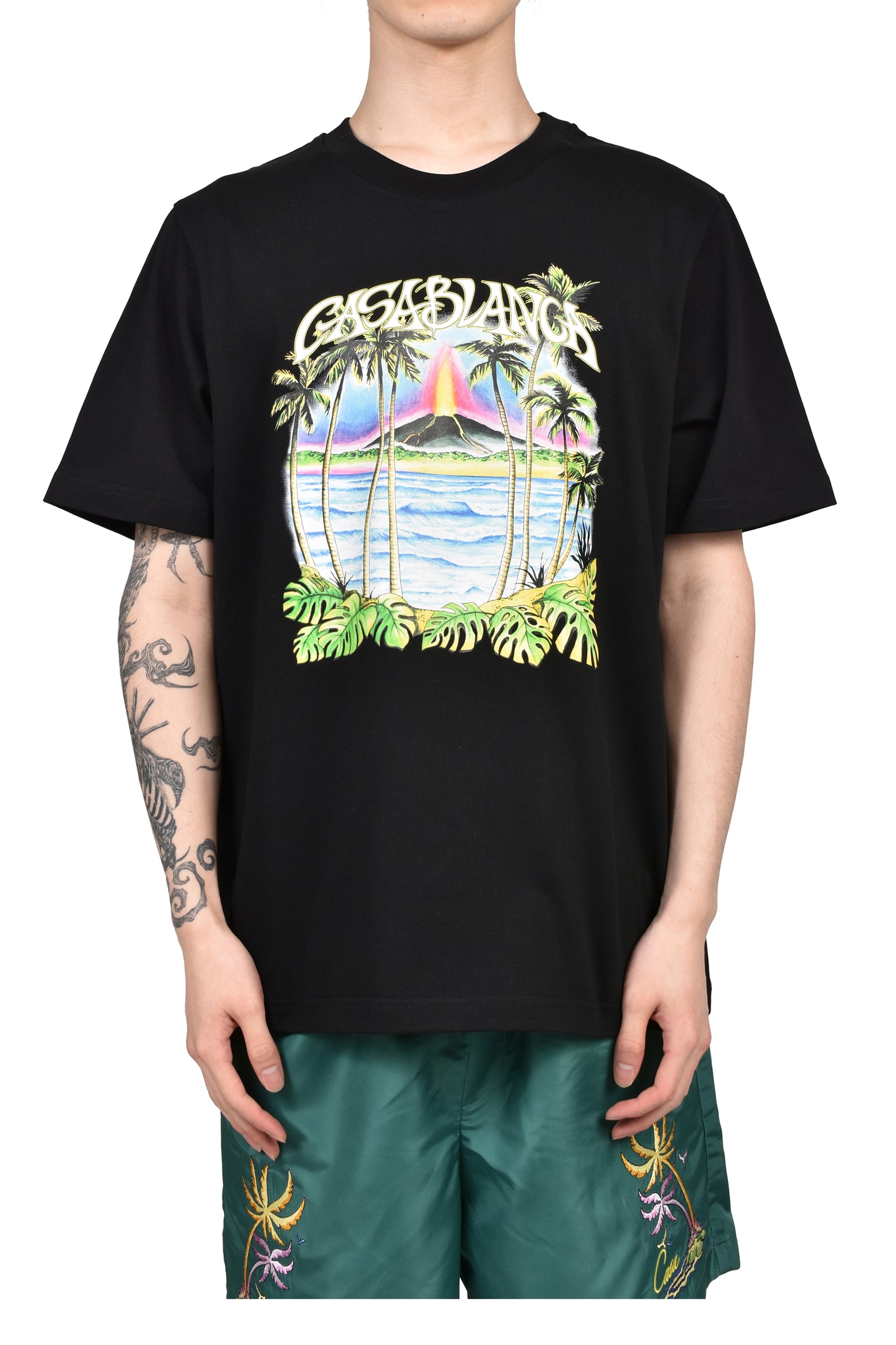 Casablanca カサブランカ SS26 VOLCANO PRINTED CLASSIC T-SHIRT
