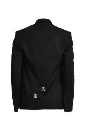 STUDS TAILORED JACKET / BLK