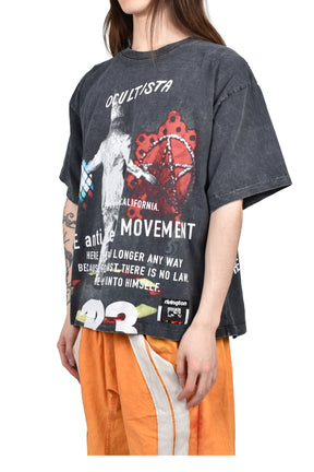 THEOSOPHIC CVA TEE / MECHANIC BLACK