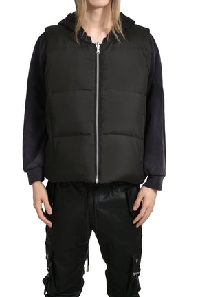 LIMONTA REVERSIBLE DOWN VEST / BLK