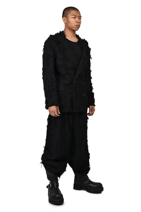 BORO JACQARD SLACKS / BLK