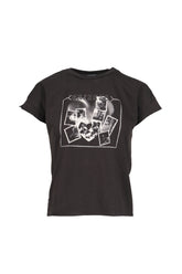 GERMAN HEARTTHROB SHRUNKEN T-SHIRT / FADED BLK