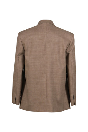 SINGLE BREASTED BLAZER / DUNE PEARL
