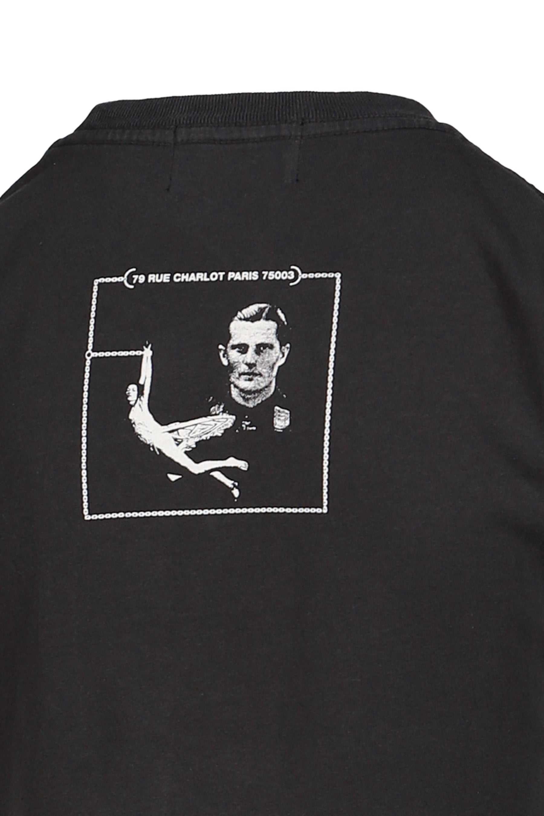 GERMAN HEARTTHROB SHRUNKEN T-SHIRT / FADED BLK