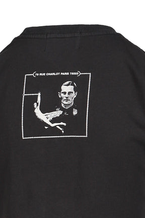 GERMAN HEARTTHROB SHRUNKEN T-SHIRT / FADED BLK