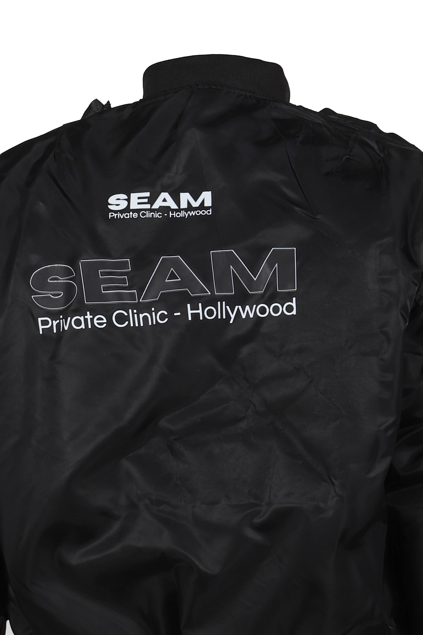 SEAM WINBREAKER - BOMBER JACKET / BLK