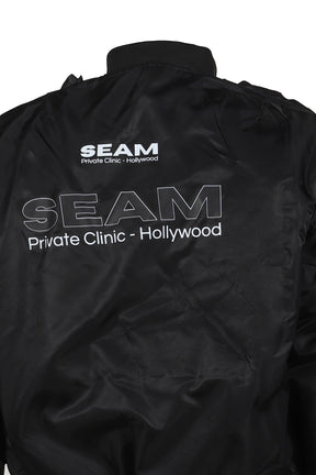 SEAM WINBREAKER - BOMBER JACKET / BLK