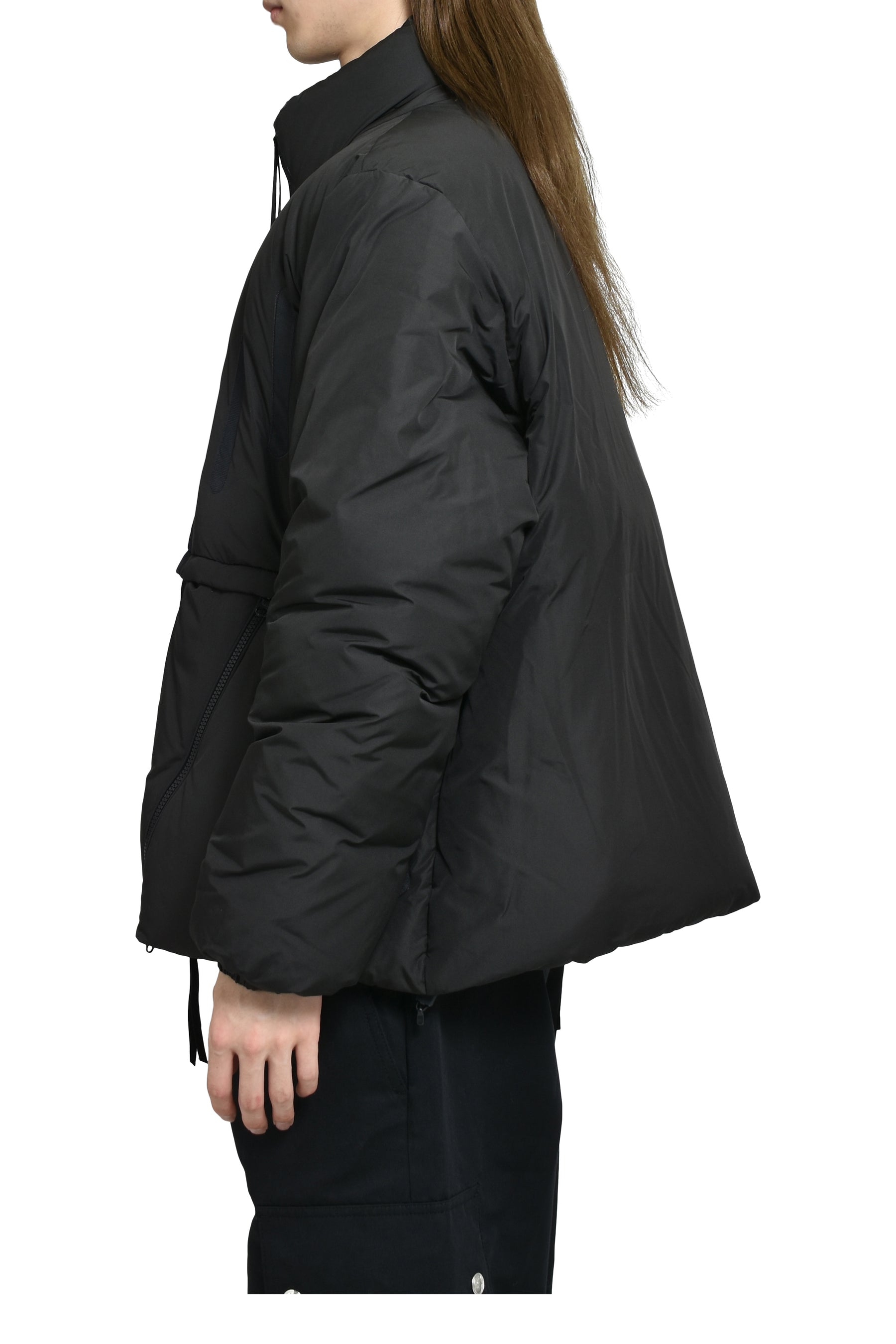 SEAM-SEALED PUFFER JACKET / BLK