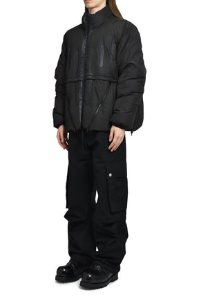 SEAM-SEALED PUFFER JACKET / BLK