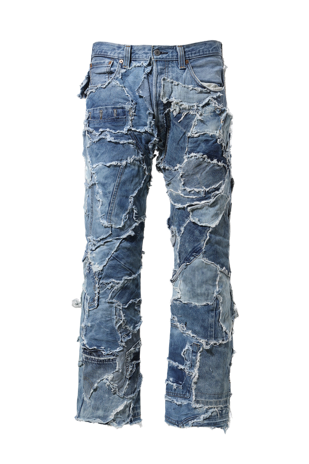 INNOCENCE NYC イノセンス SS24 PATCHWORK DENIM PANTS / IND - NUBIAN