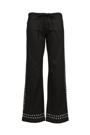 DELYA STUDDED TROUSER / BLK