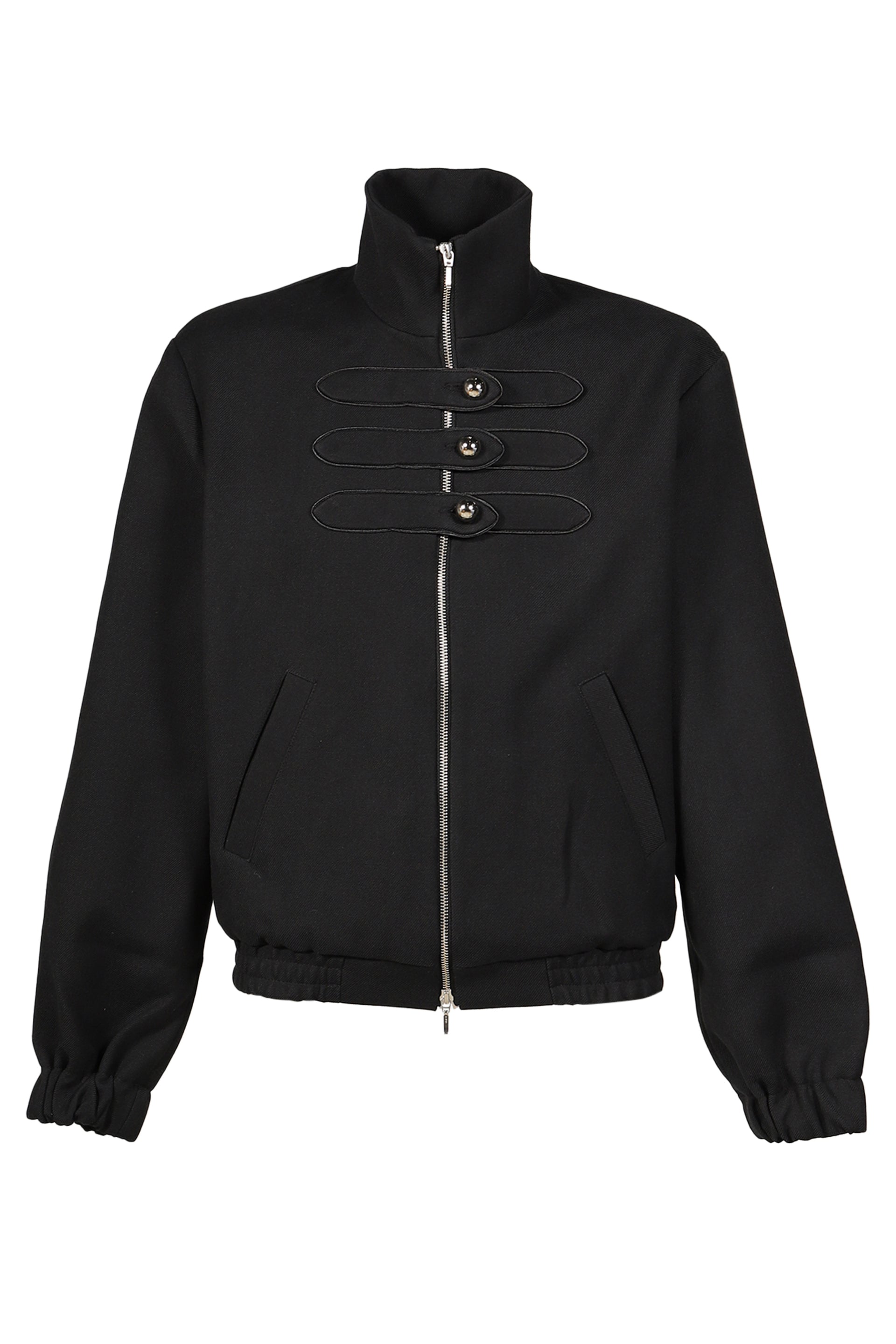 DRUMMER HIGH-NECK JACKET / BLK