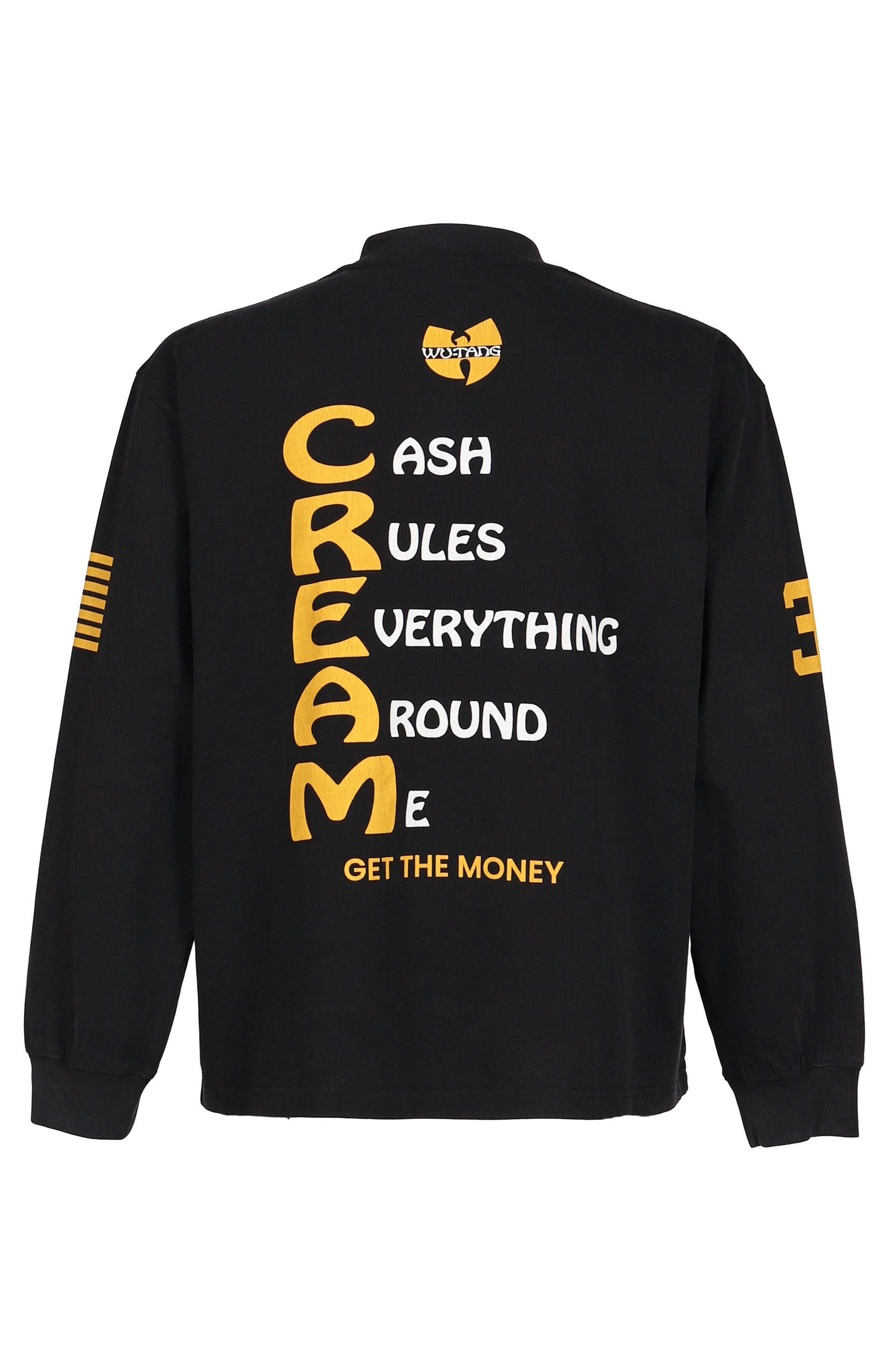 WU-TANG CLAN CREAM L/S TEE / BLK