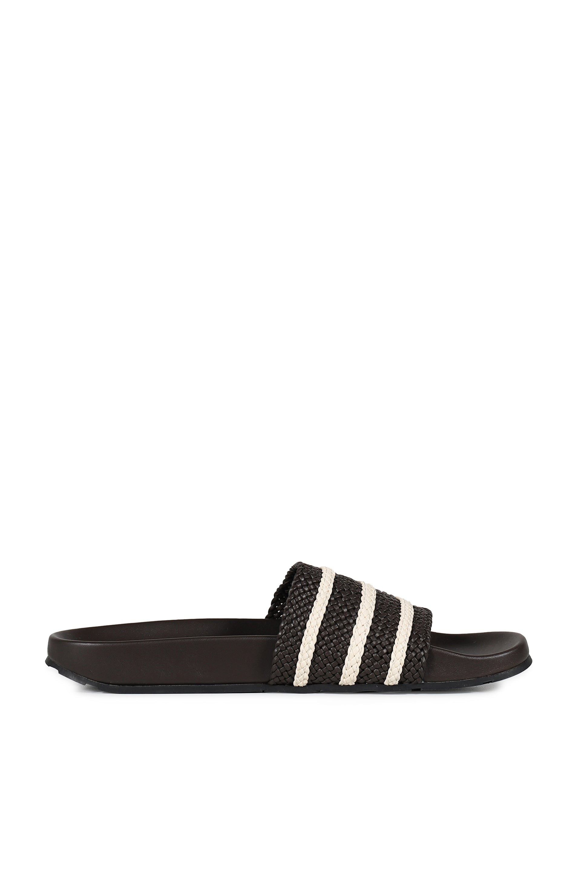 ADIDAS ORIGINALS BY WALES BONNER WB ADILETTE / DARK BRW/WNDER WHT