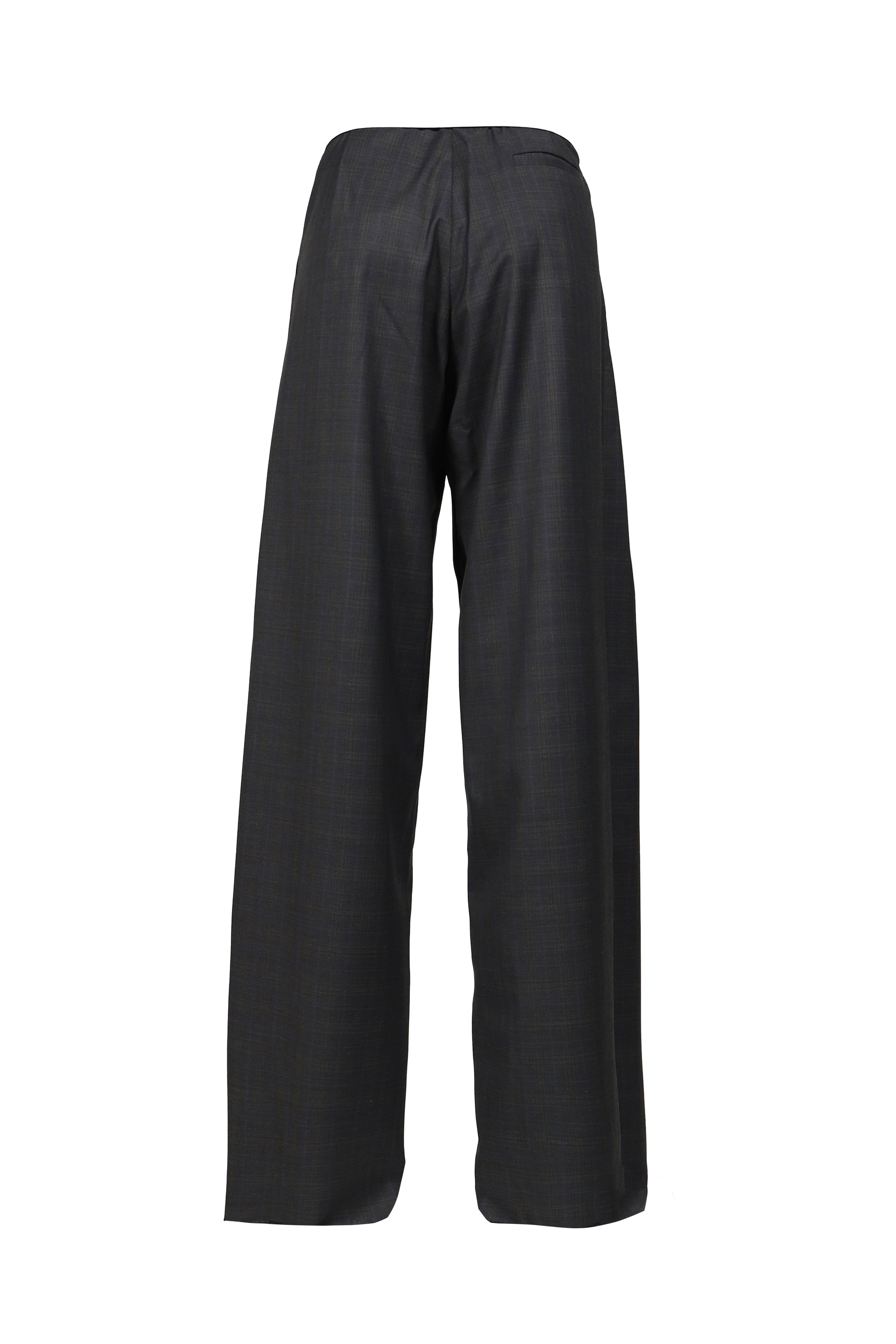 ROLLED WAIST TROUSERS / D.GRY