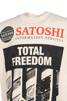 TOTAL FREEDOM TEE / WHT