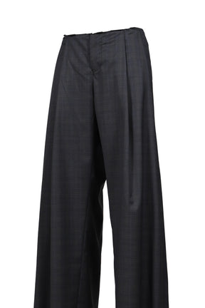 ROLLED WAIST TROUSERS / D.GRY