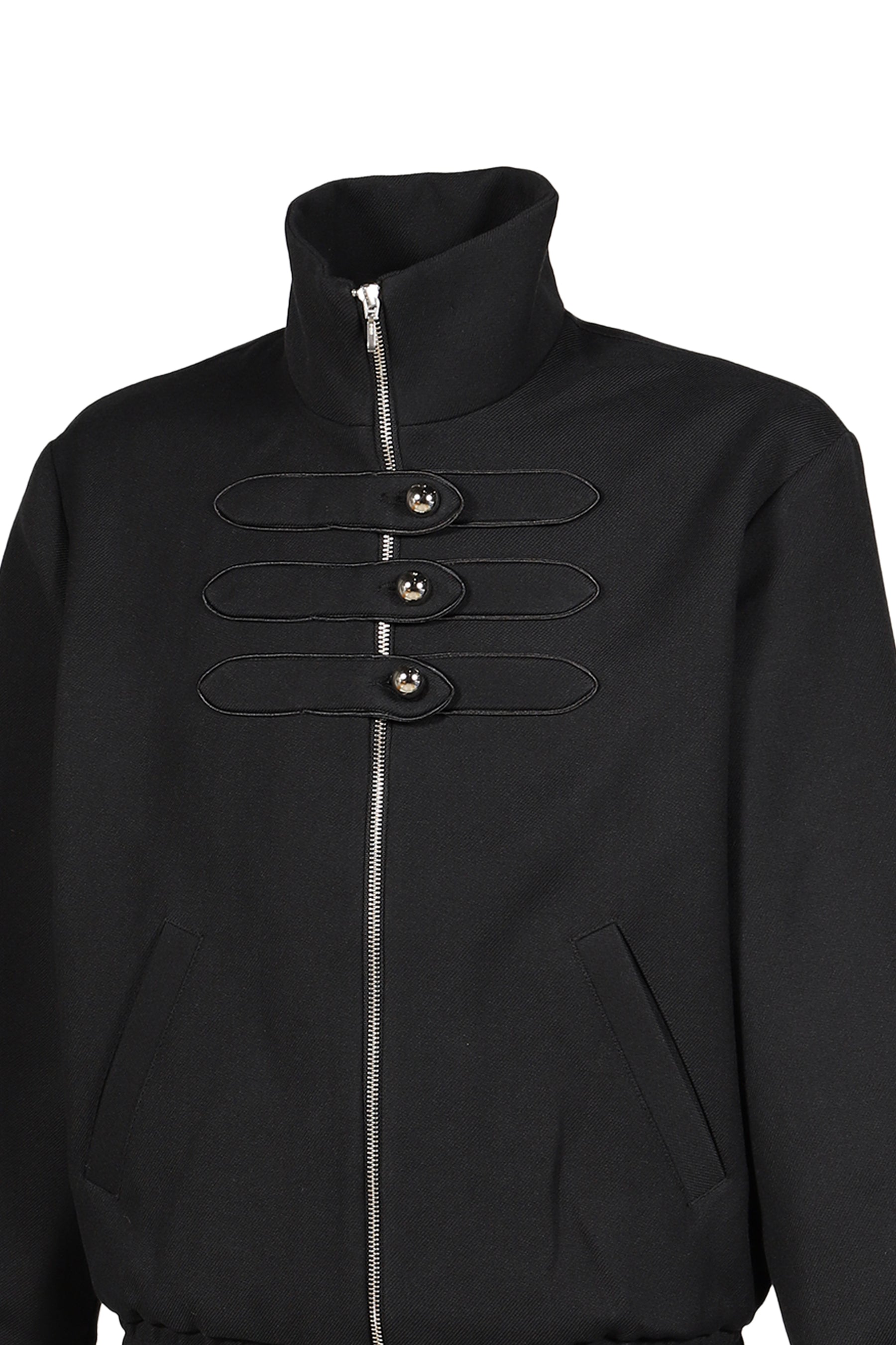 DRUMMER HIGH-NECK JACKET / BLK