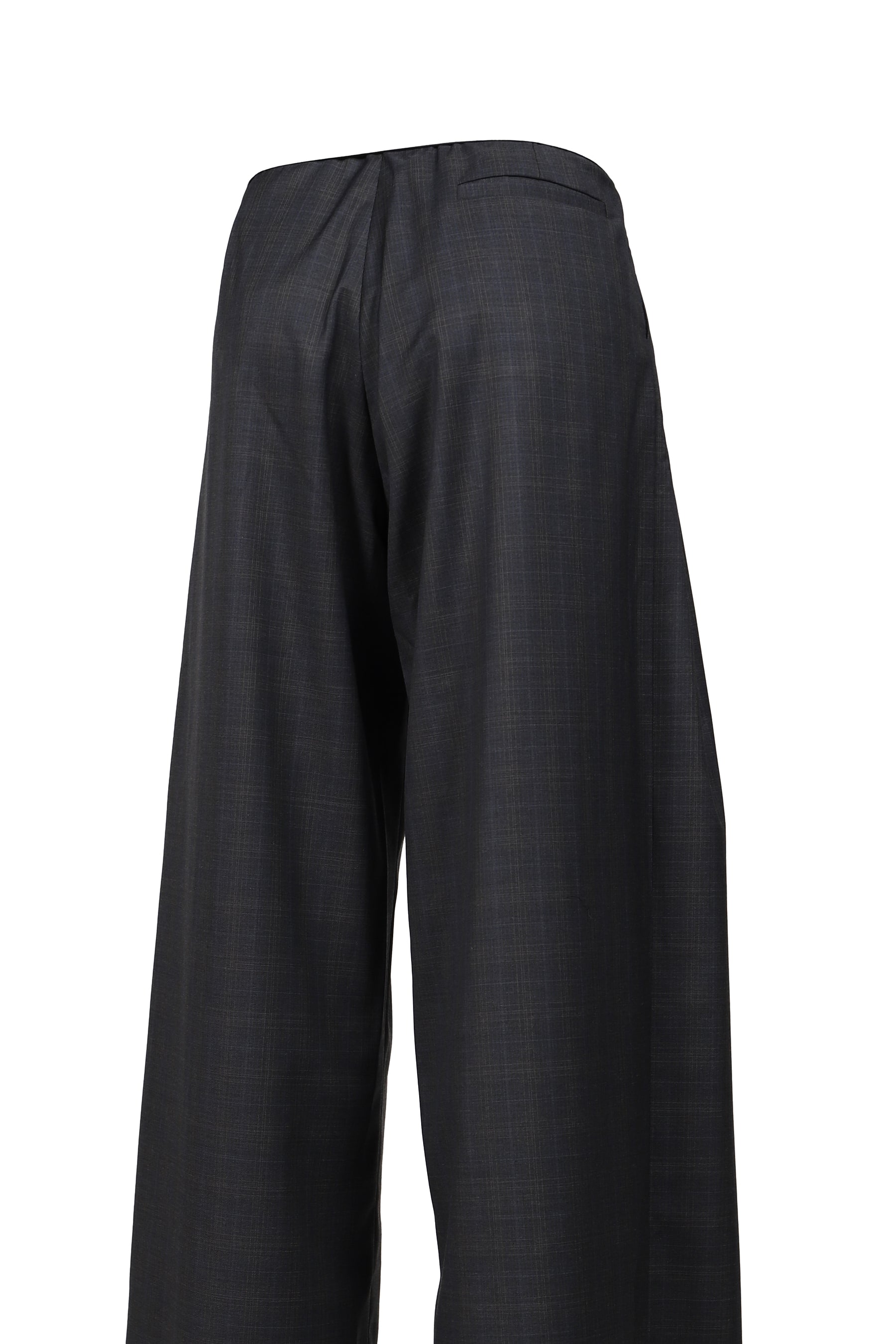 ROLLED WAIST TROUSERS / D.GRY
