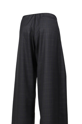 ROLLED WAIST TROUSERS / D.GRY