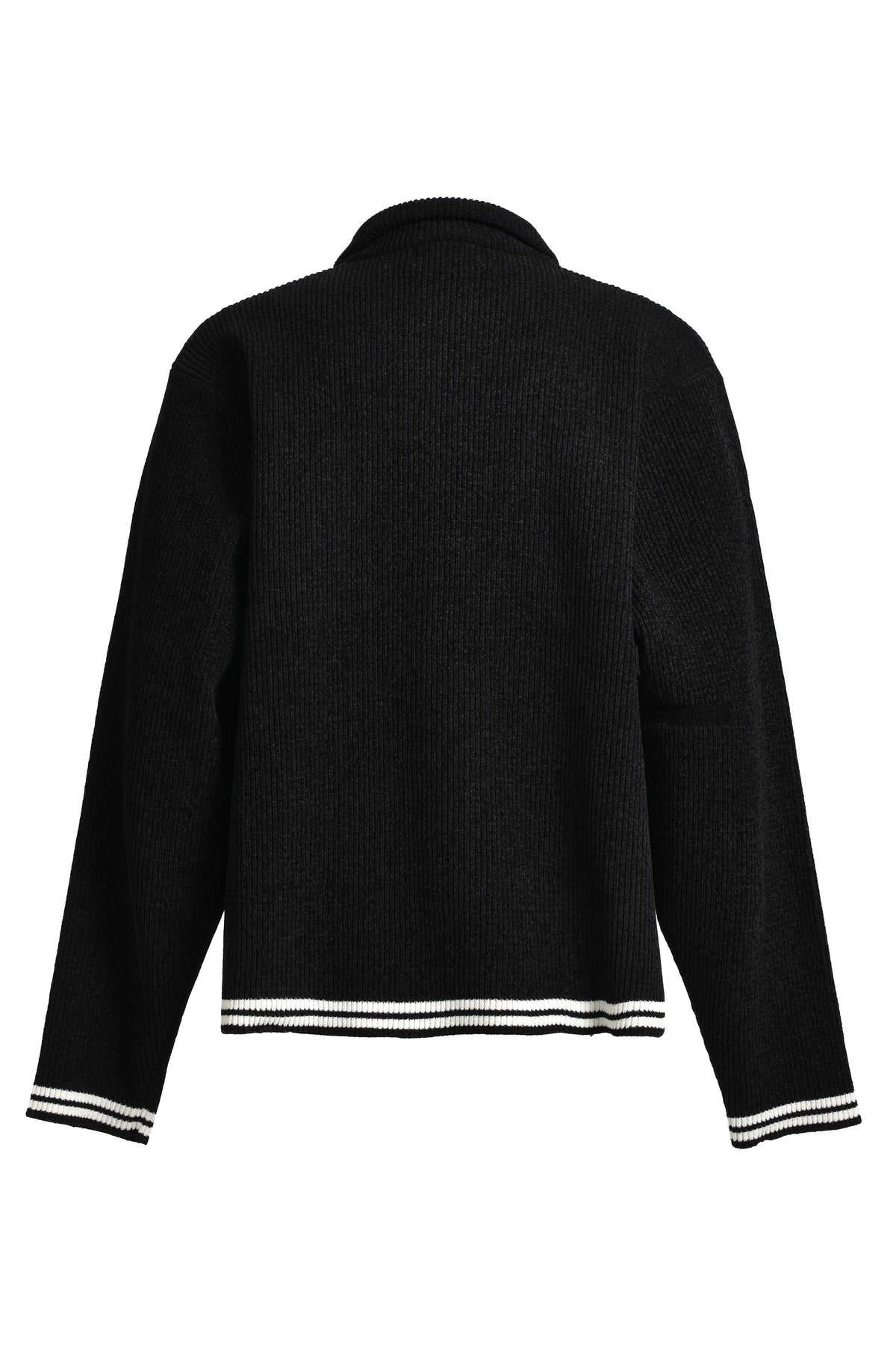 CORDY KNIT JACKET / BLK