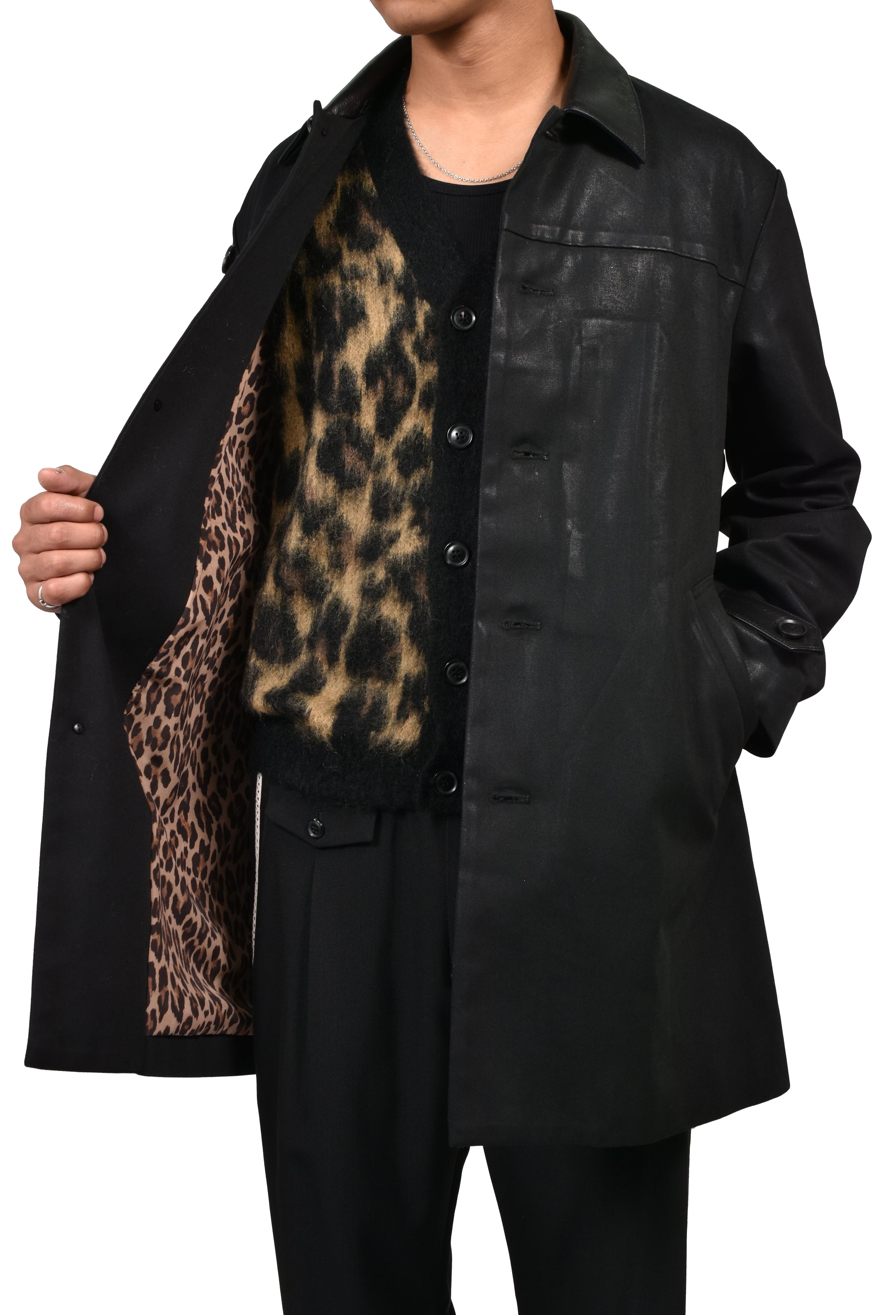 CONCEALED CAR COAT / BLK