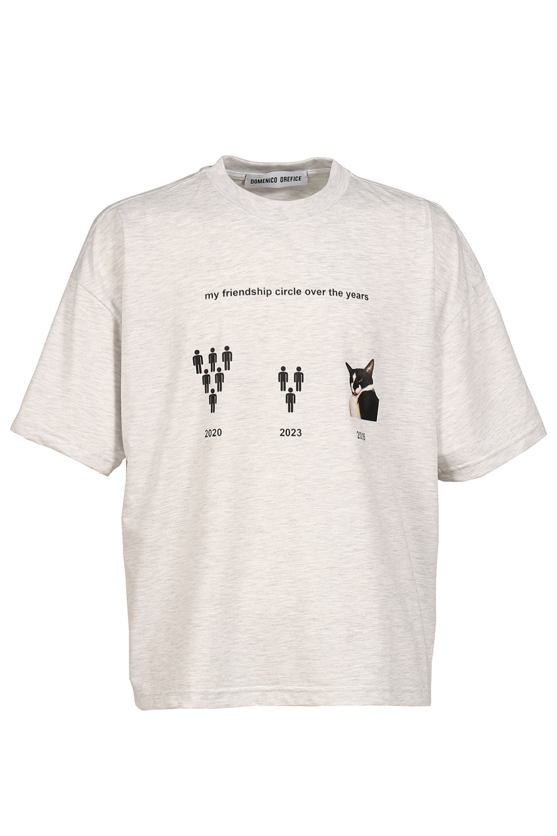 FRIENDSHIP TEE(EXCLUSIVE) / GRY