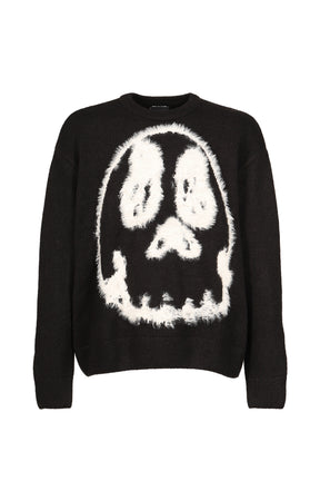 GFX KNIT SWEAT / BLK