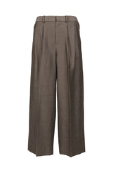 TWO-TUCK WIDE TROUSERS / BRW
