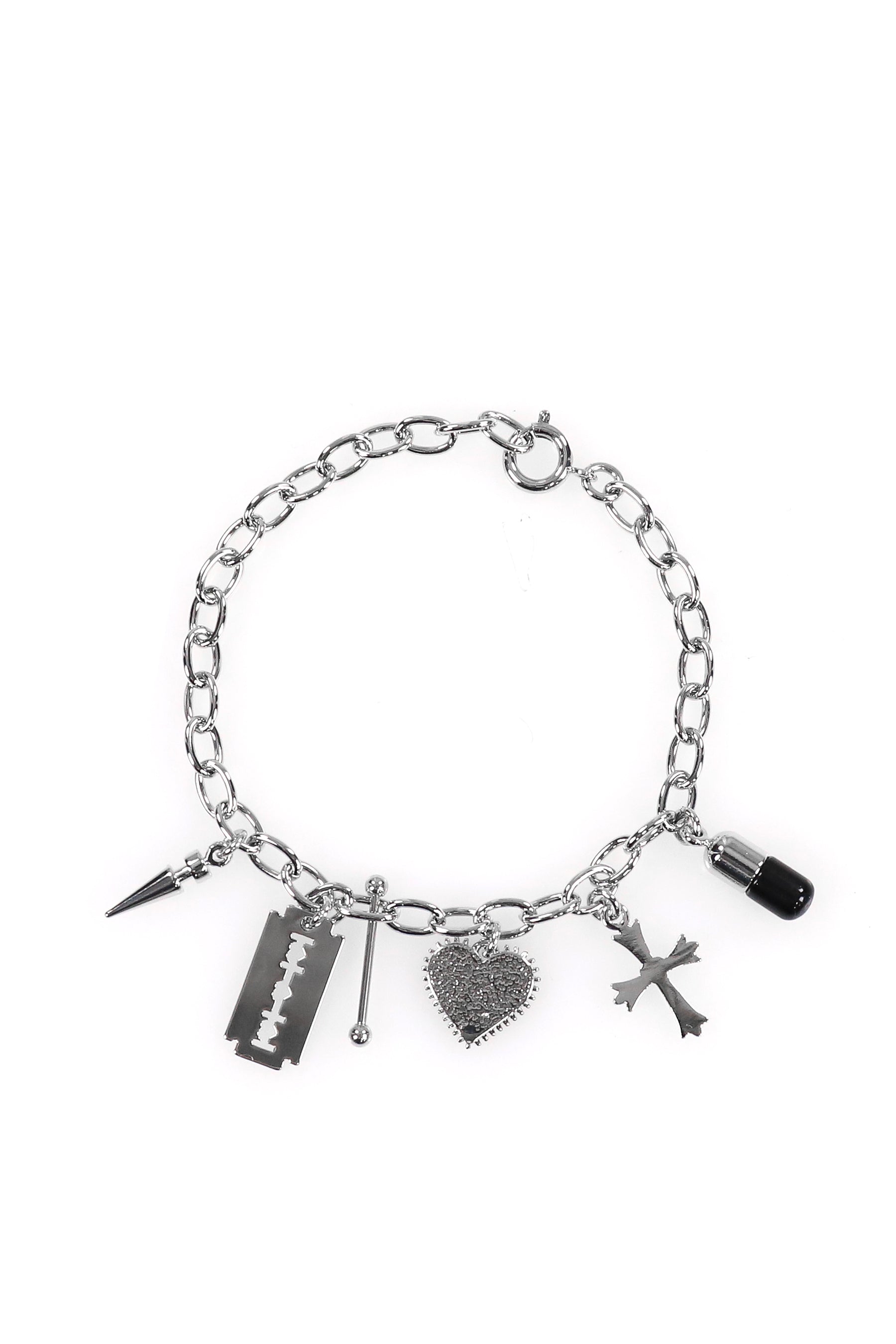 MULTIPLE METAL NECKLACE / SIL