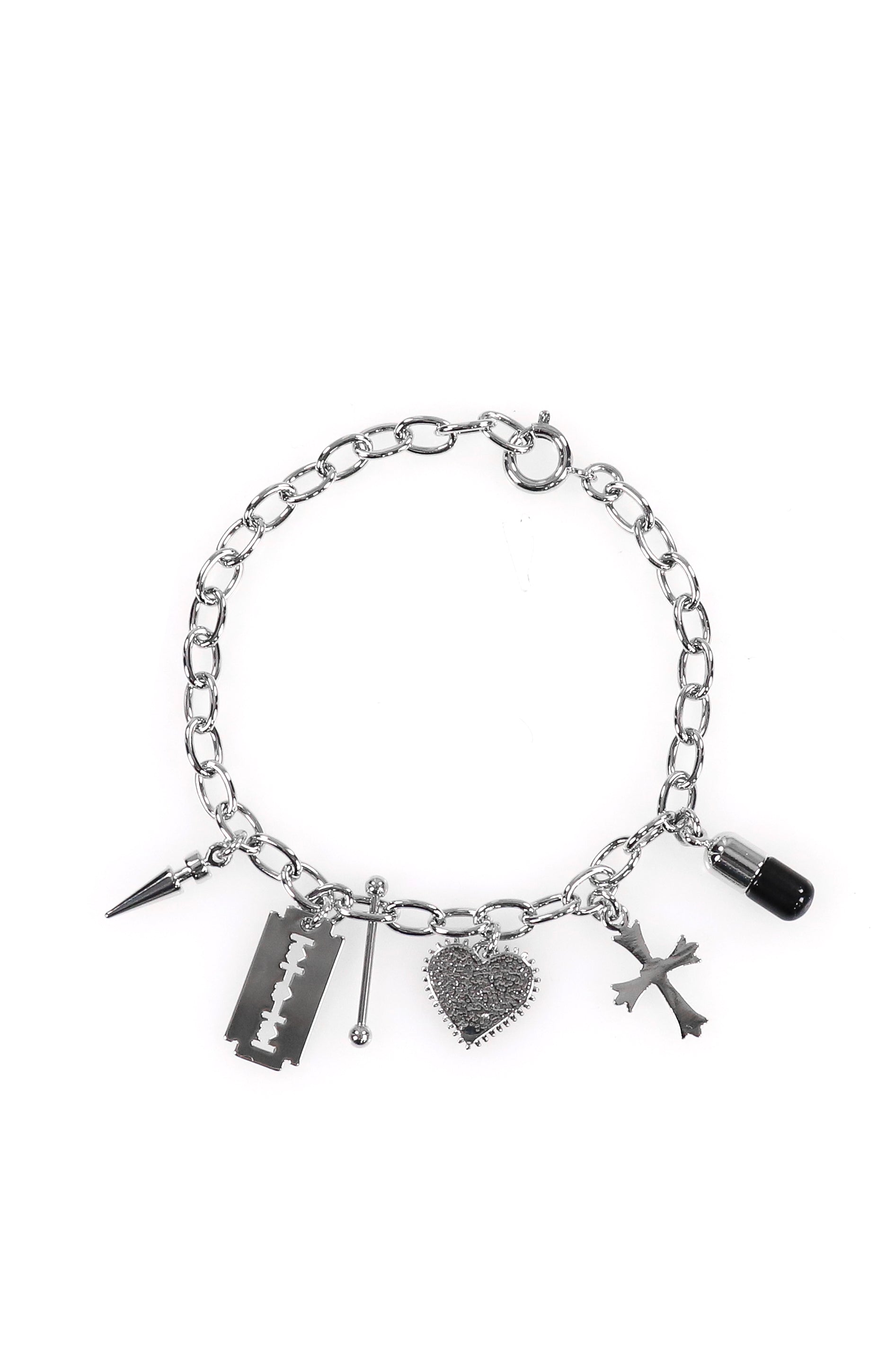 MULTIPLE METAL NECKLACE / SIL