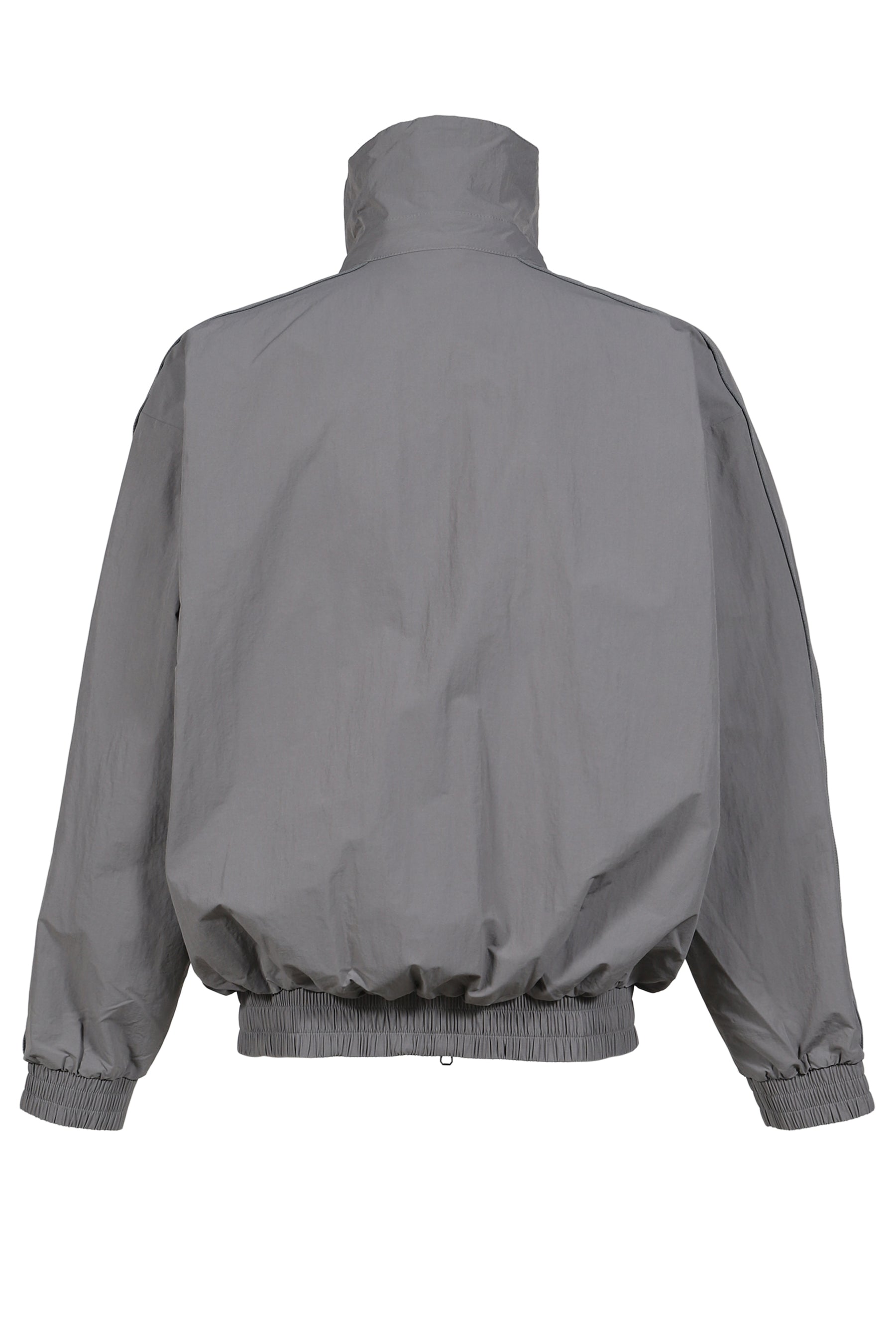 STAND COLLAR JACKET / FLAT MEDIUM GRY