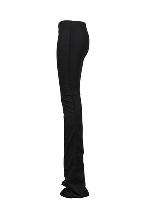 RUCHED TRIPLE SEAM PANT / BLK