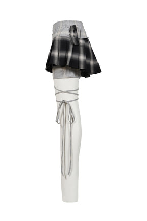 MISA SKIRT / BLACK CHECK
