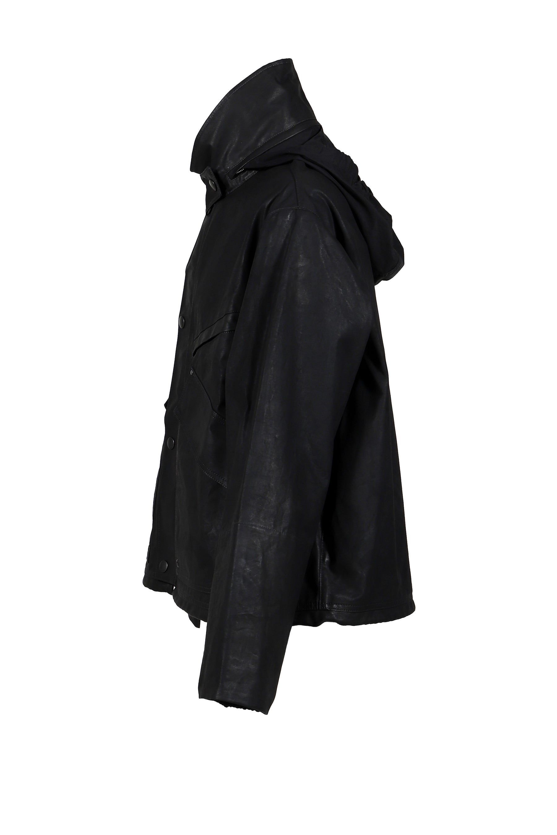 SHORT RAIN JACKET / ONYX BK