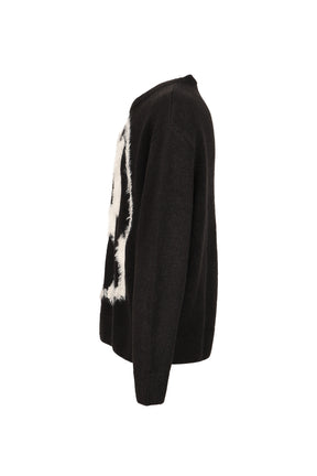GFX KNIT SWEAT / BLK