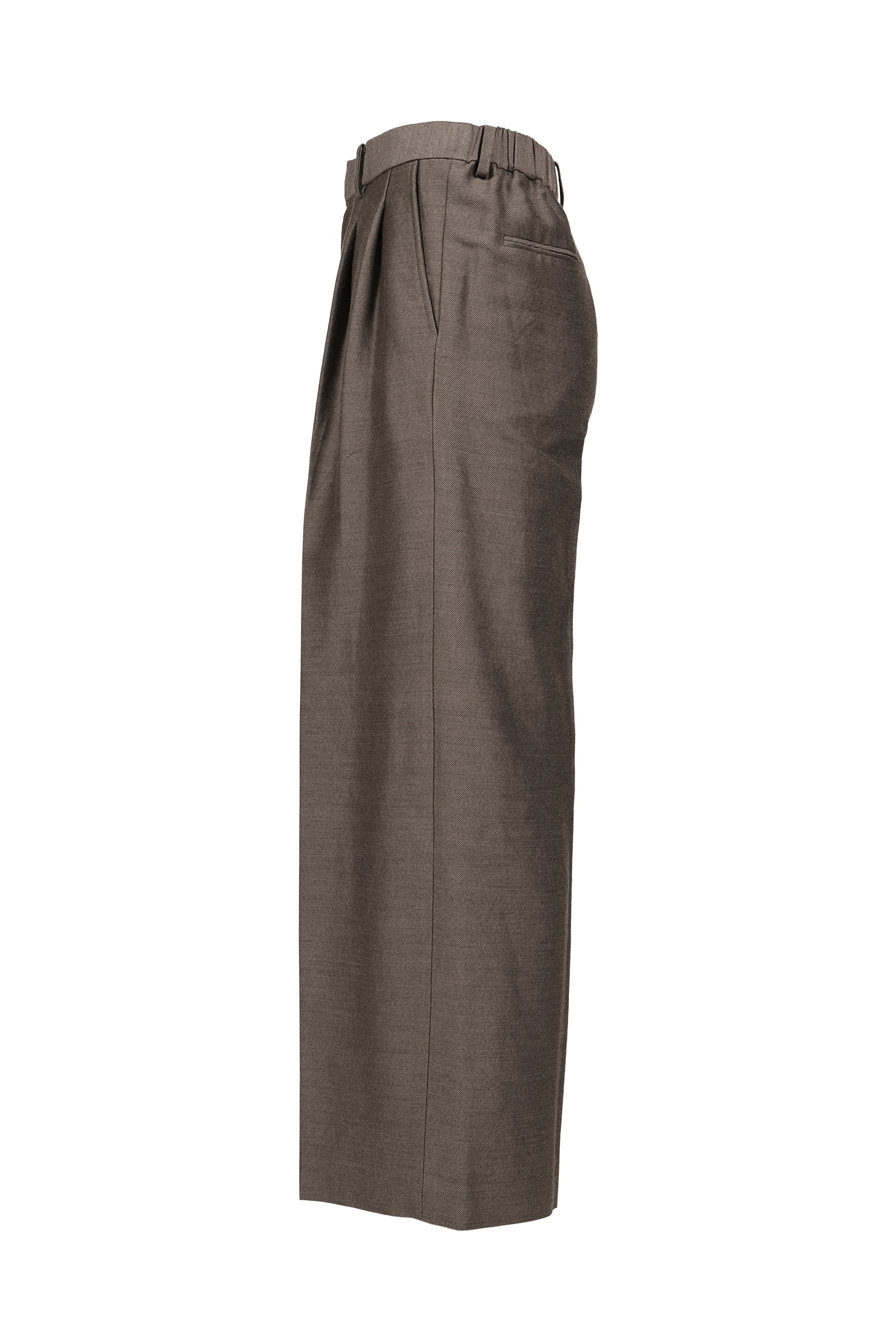 TWO-TUCK WIDE TROUSERS / BRW