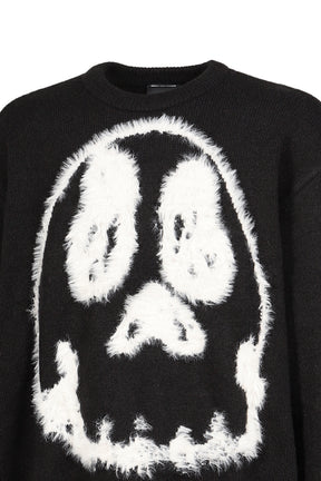 GFX KNIT SWEAT / BLK