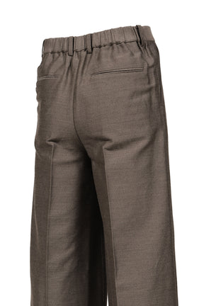 TWO-TUCK WIDE TROUSERS / BRW