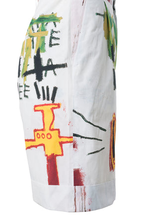 Honey Fucking Dijon × Basquiat BASQUIAT SHORTS WOVEN / MULTI